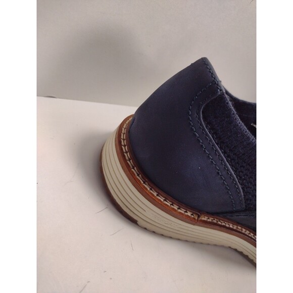 Johnston & Murphy Men\'s Navy Upton Knit Plain Toe Derby Oxford Shoes 8.5M NWOB main image 7